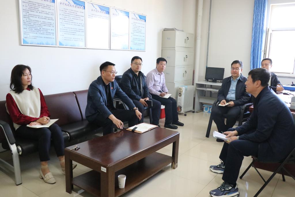 审计部调研现场